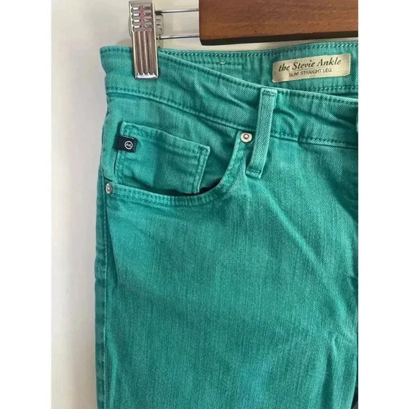 AG Adriano Goldschmied Women's The Legging Super Skinny Jeans 29R Teal 0293 - Picture 2 of 15